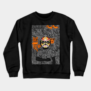 Tian anmen - MaleMask NFT with ChineseEye Color Crewneck Sweatshirt